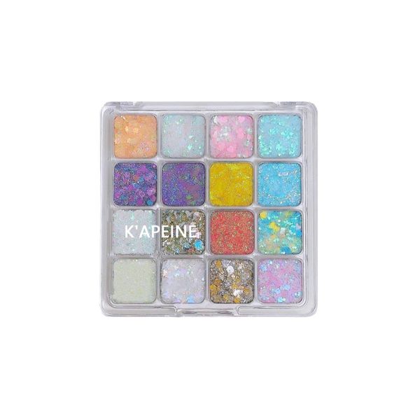 Sixteen-Color High-Gloss Sparkling Eyeshadow Palette