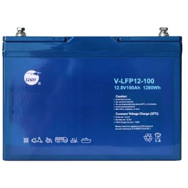 Senry 12V 100AH Lithium Iron Phosphate Battery for Inverters