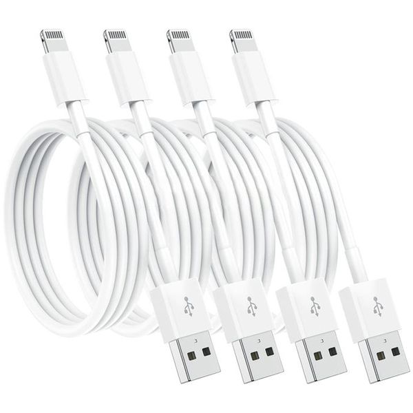 4 Pack Charging Cables Compatible with iPhone 12/11/11Pro/11Max