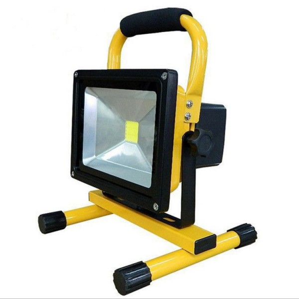 TEN-TECH Rechargeable Led Floodlight Portable Light Lamp IP65