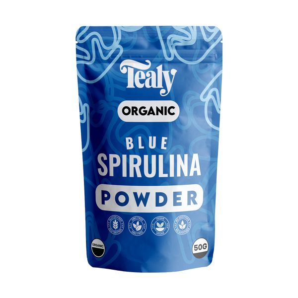 Tealy Organic Blue SPIRULINA Powder - 50g