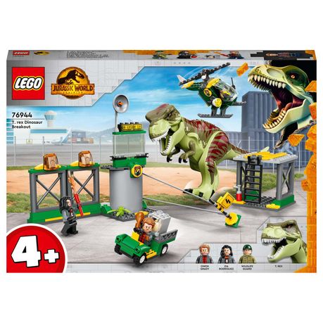 LEGO Jurassic World T. rex Dinosaur Breakout 76944 Building Toy