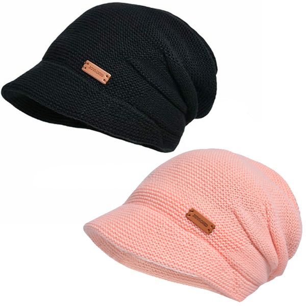 Women's and Scarf Set - Wool Winter Hat, Warm Knitted Hat