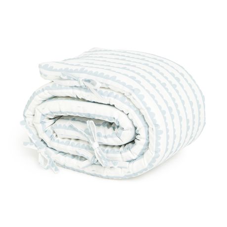 George & Mason Baby - Cot Bumper - Striped Clouds