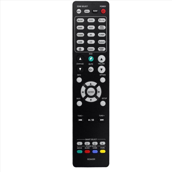 RC042SR Replace Remote Control for 4K UHD Ultra HD AV Receivers SR6015