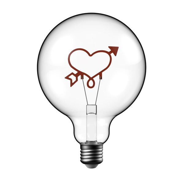 Lexman Cupids Arrow LED Filament G125 2.5W 40 Lumens Warm White 2.5w