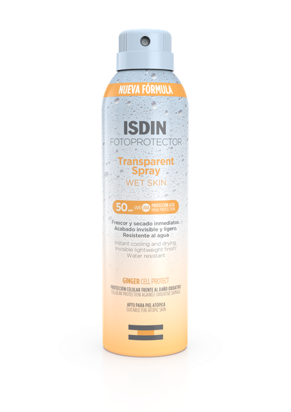 Isdin Wet Skin Transparent Spray SPF 50