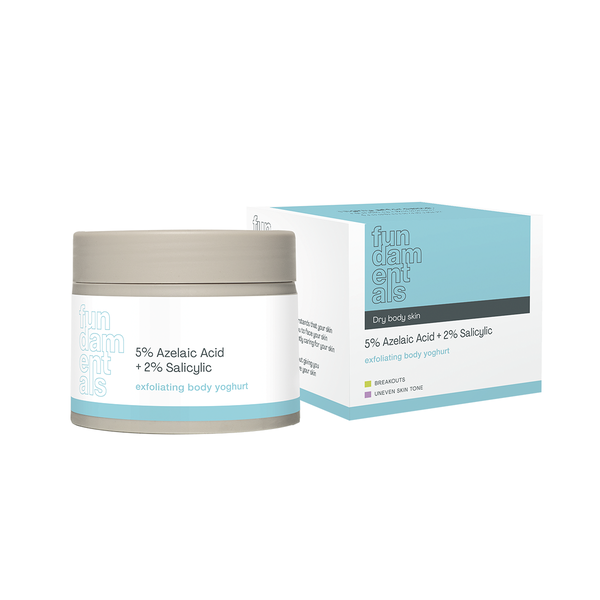 5% Azelaic Acid Derivative + 2% Salicylic Acid Exfoliating Body Yoghurt