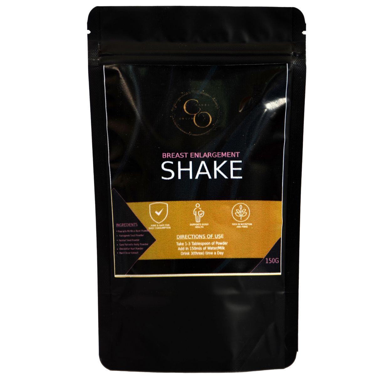 Candy Organic Breast Enlargement Shake - Plant-Based Bust Enhancer