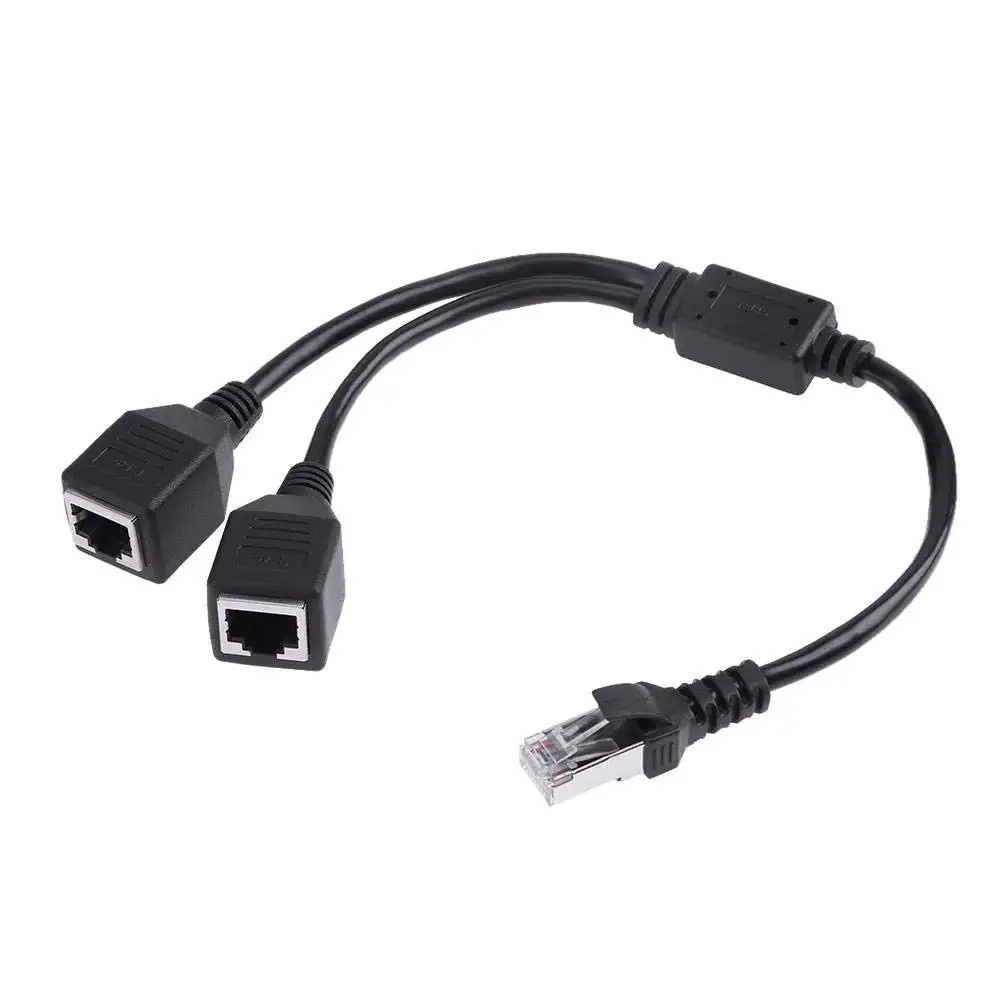 RJ45 Male to 2 Female Splitter DSL LAN Network Adapter Cable Shop Today. Get it