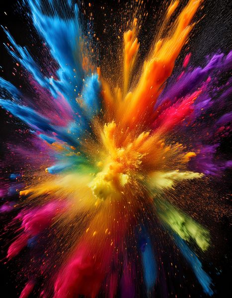 Canvas Home Decor Wall Art - Joy explosions (1)