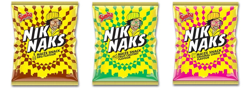 Nik Naks BBQ &amp; Chutney &amp; Original - 40 x 20g - Combo Pack