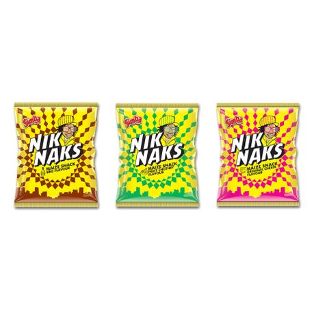 Nik Naks BBQ & Chutney & Original - 40 x 20g - Pack | Buy Online South Africa | takealot.com