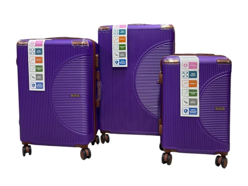 BC Loui Vani 29" Velora Travel Luggage (ABS29) - 3 Piece Set - Purple