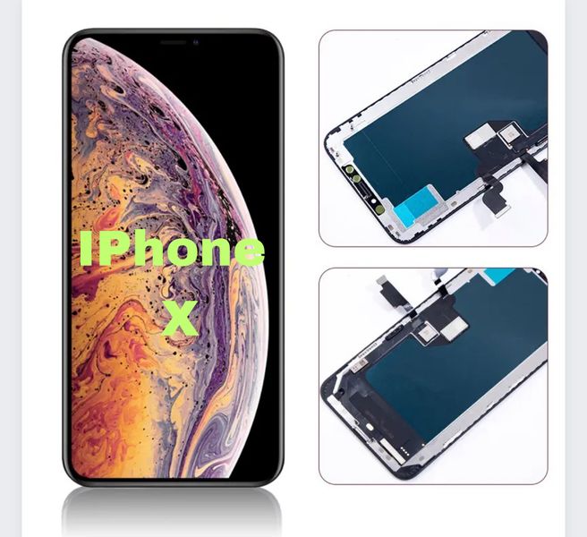 Screen Replacement LCD for Iphone X with Tempered Glass Screen Protector
