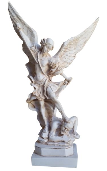 Aankopen - St. Michael Defeating Lucifer Statue - 23 cm