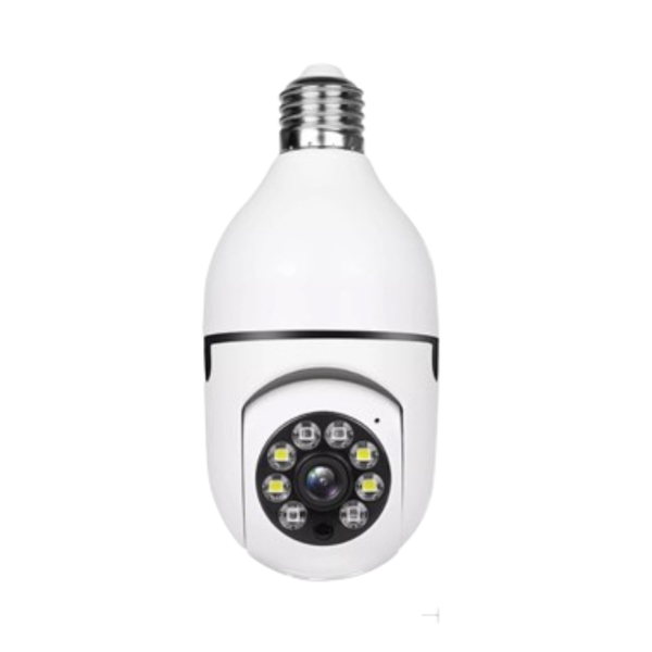 V380 3MP Pro 3D Panoramic Mini Home Security Camera - Light Bulb Camera