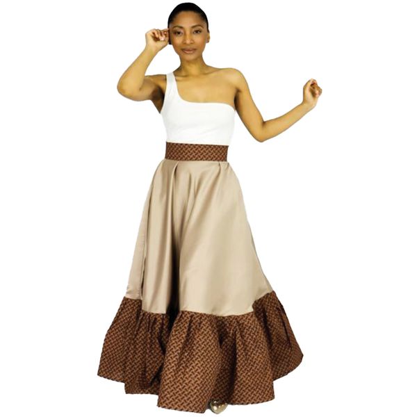 Africa Fashion House Anna-Mo Tribal Warz Shwe Shwe Maxi Skirt