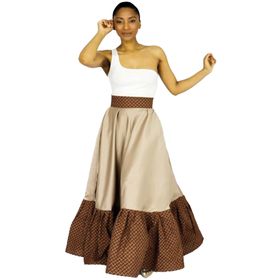 Africa Fashion House Anna-Mo Tribal Warz Shwe Shwe Maxi Skirt | Shop ...