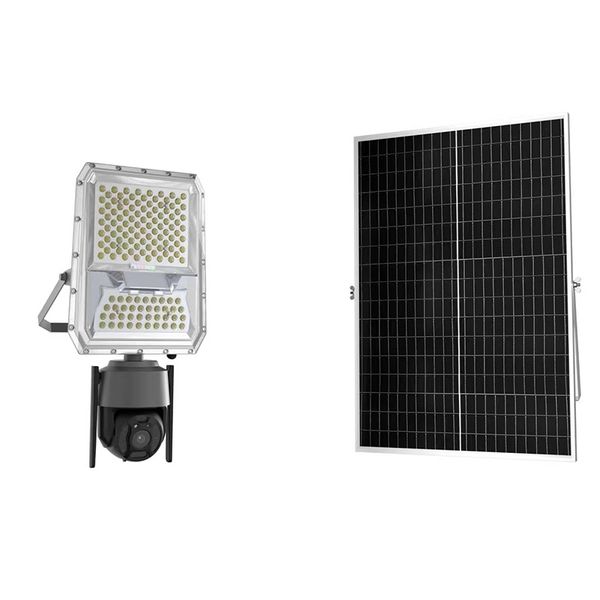 GD-JK200 3-in-1 Solar Security Light with WiFi Camera &amp;Solar Panel-137 LEDs