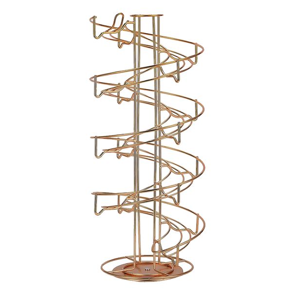 Non-Slip 360° Spiral Rotating Coffee Capsule Holder Rack - 40 Piece