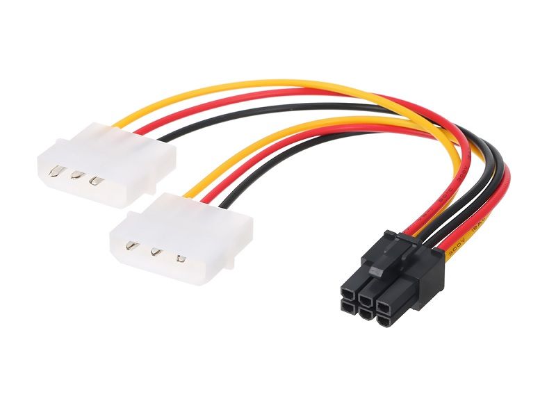 ZATECH Sata Power Cable 6Pin (PACK OF 50)