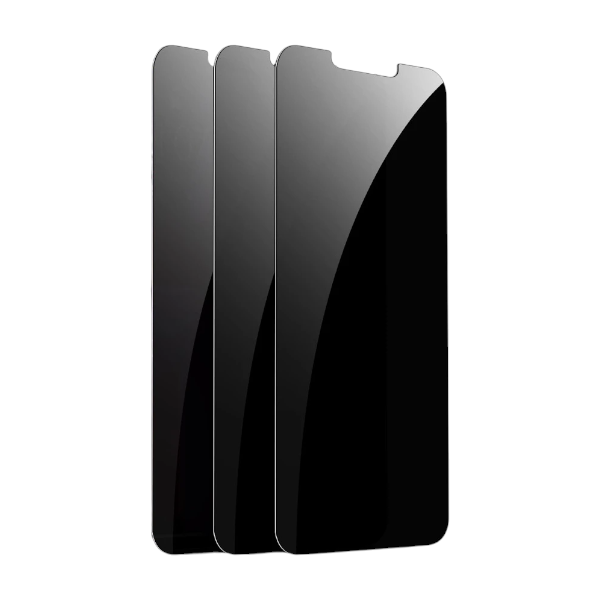 3pcs - Anti-Glare Tempered Glass Privacy Screen Protector for iPhone 14