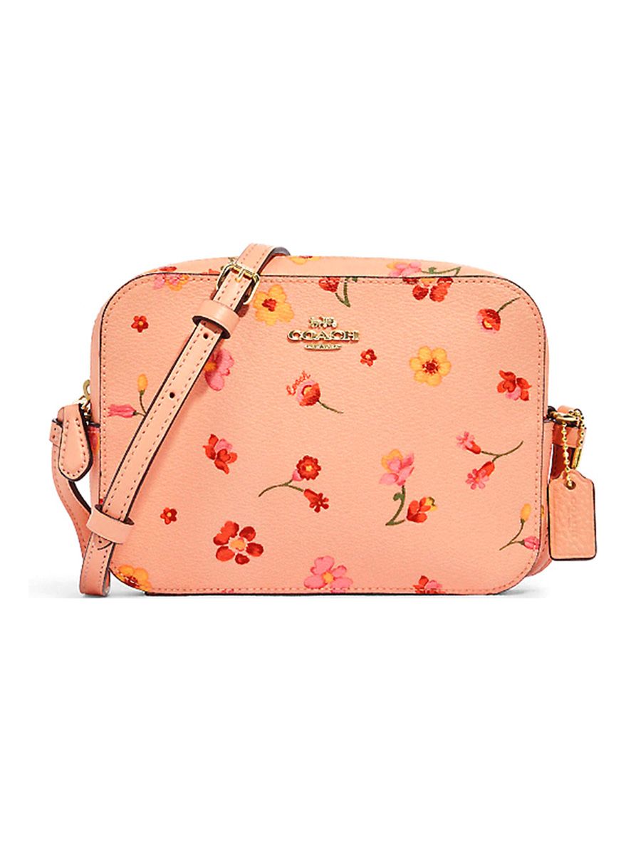 mini camera bag with mystical floral print