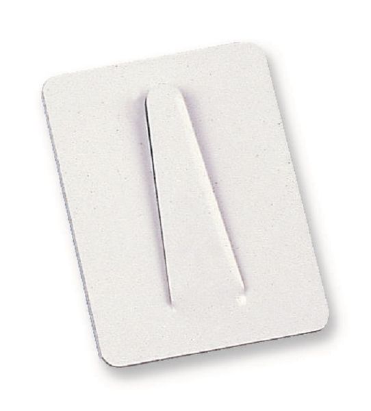 Hellermanntyton (151-00100) Fastener, Adhesive Backed Cable Clamp, Steel