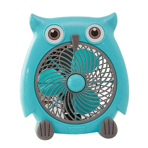 Portable Owl Cartoon Shaped Mini Table Silent Fan