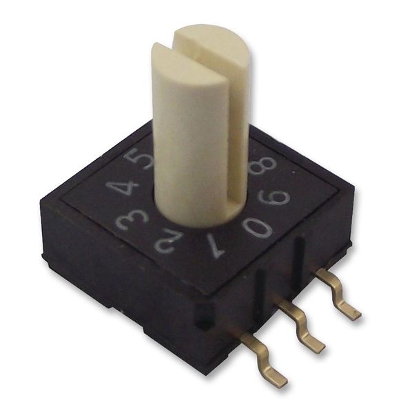 Multicomp Pro (MCRM3HAF-16R-V-B) Rotary Coded Switch, Surface Mount, 25 mA