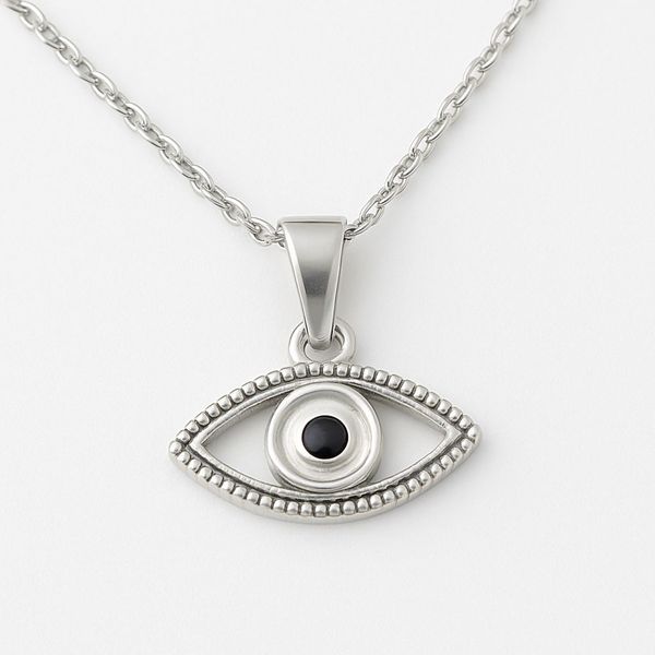 Women's Stainless Steel Necklace- Evil Eye