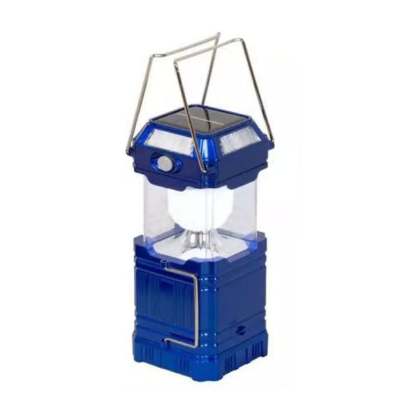 Foldable Multiple Colourful LED Lights Camping Lantern Blue