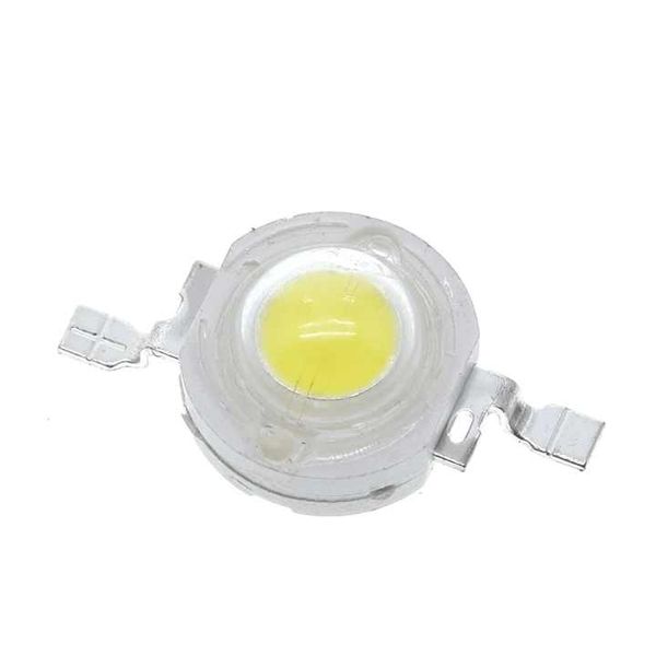 LED Beads Cool White High Power Diode Chips with Base - 50Pack