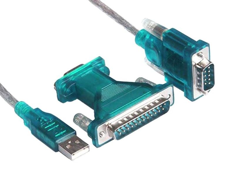 USB 2.0 To RS232 Com Port 9 Pin Serial Adapter Cable Converter