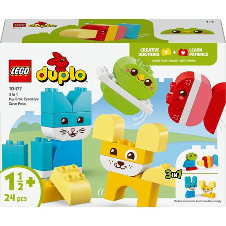 LEGO® DUPLO® My First 3 in 1 Creative Cute Pets Toy 10477 Image