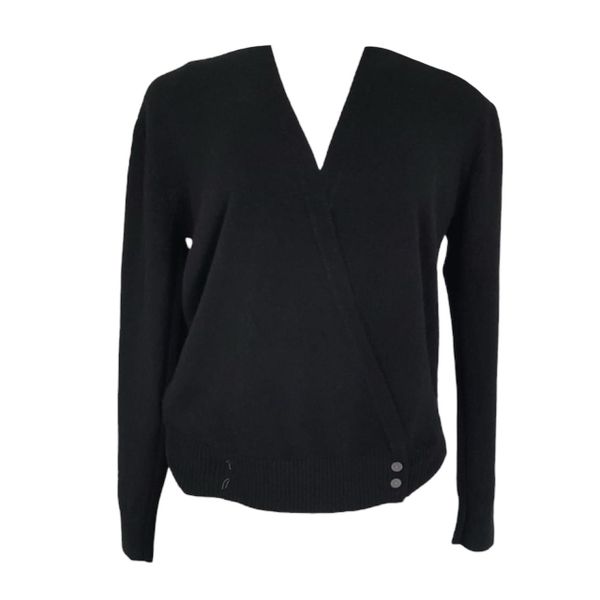 Ladies Black Knit Top