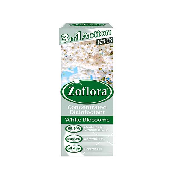 Zoflora Concentrated Disinfectant - White Blossom - 3 in 1 Action - 250ml