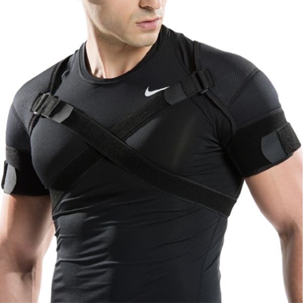 Adjustable Shoulder Brace, Dual Shoulder, For Pain Relief &amp; Injury Recovery