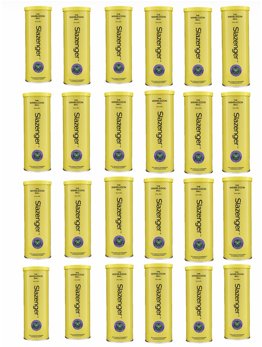 Slazenger Wimbledon Tennis Sea Level Ball Case (24 tins of 3 balls)