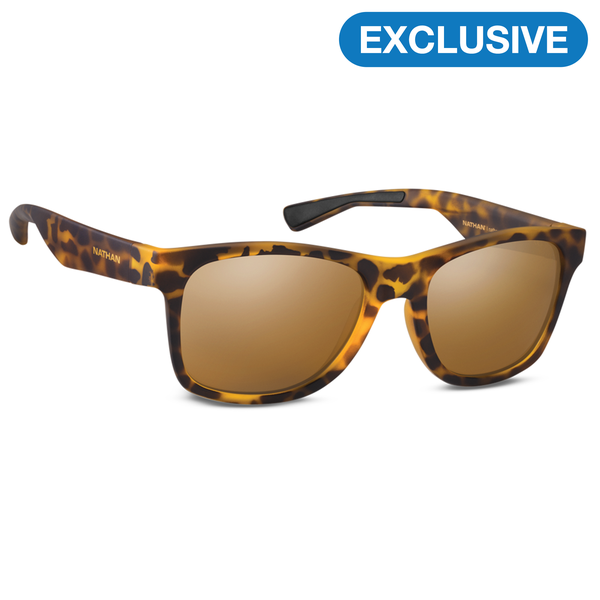 Nathan Sunrise Polarized Sunglasses Tortoise One size