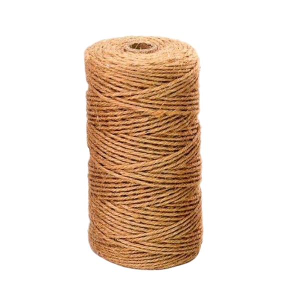 100 Meter Natural Twine Rope for Gift Wrapping and Crafting - Brown