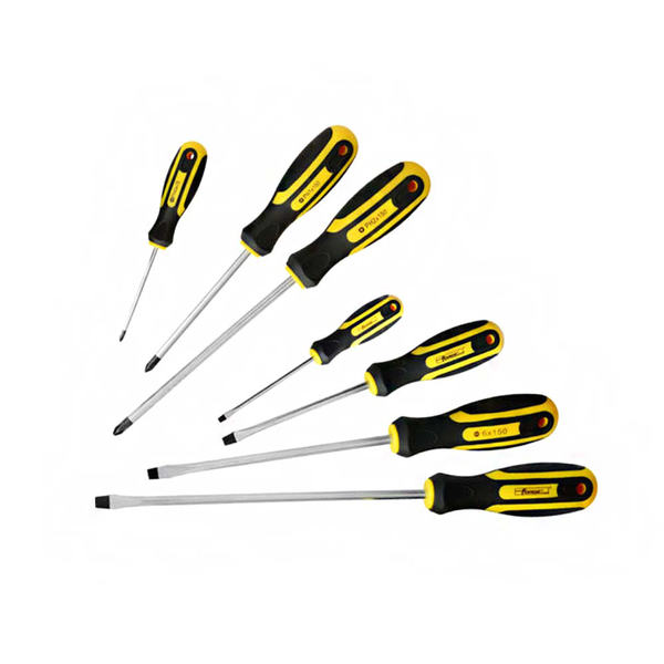 Quality S/Driver Set 7pcs Rubber Handle Forge