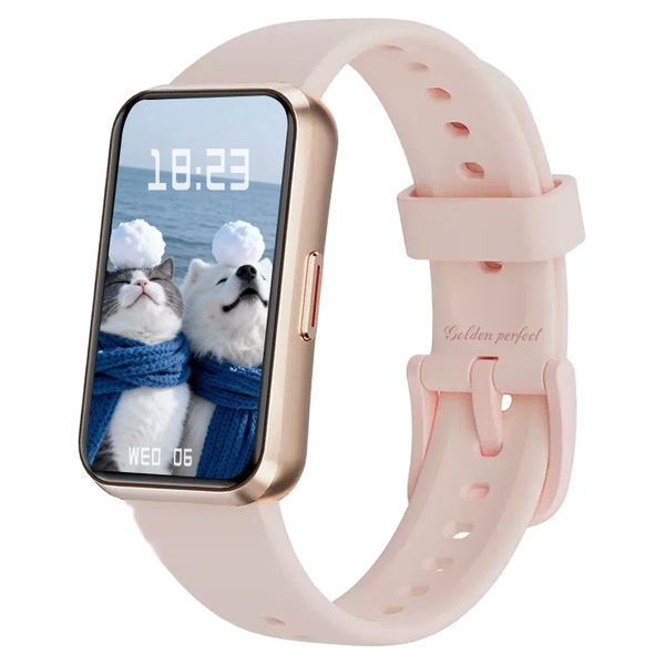 Fitness Tracker,Golden Perfect Smarwatch with Blood Pressure Heart Rate