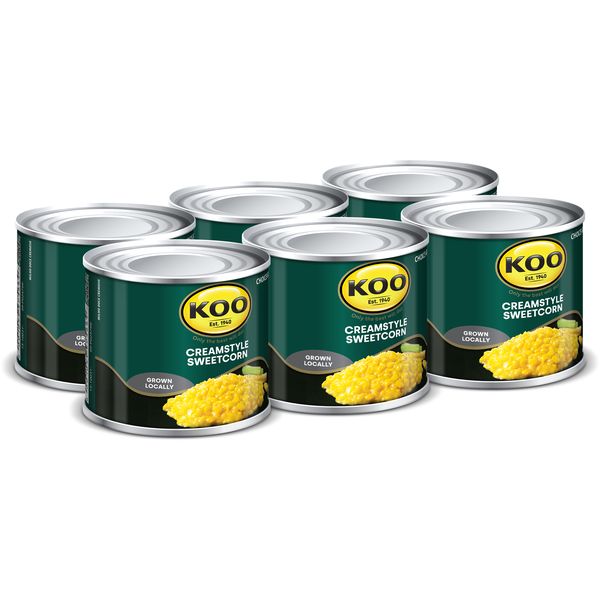 Koo Creamstyle Sweetcorn 215g x 6