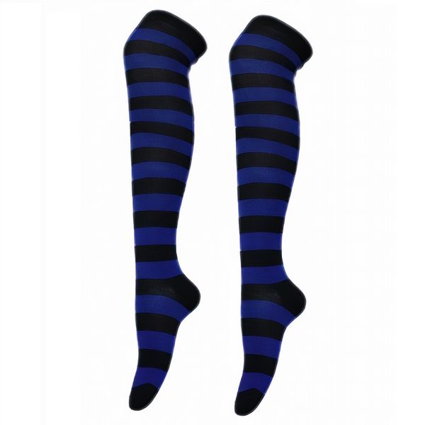 Over Knee Long Striped Stockings