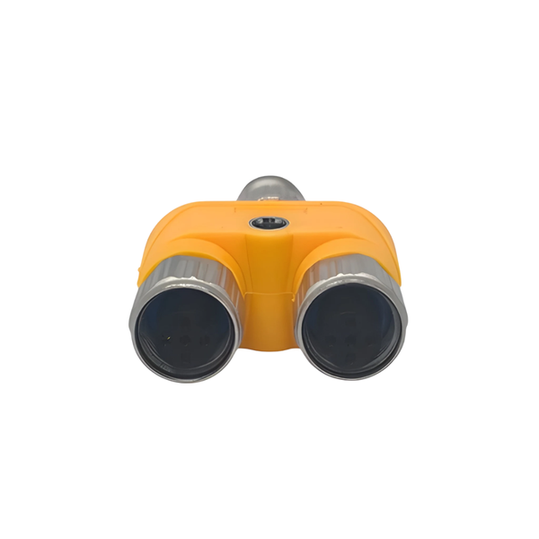 XY-2 M12-5-1-1: M12 5-Pole 'Y' Distribution Adaptor (1 Male to 2 Female)