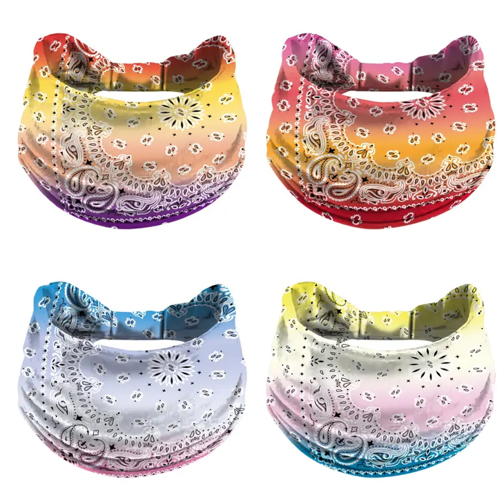 Fitness Yoga Headband / Sweatbands - Stretchable Cool Soft Design - CL12 - 4-Pack