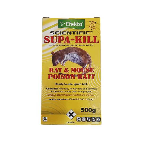 EFEKTO Supa-Kill Rat &amp; Mouse Poison Bait 500g