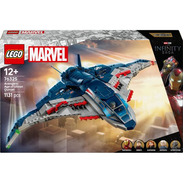 LEGO® Marvel Avengers: Age of Ultron Quinjet, Kids’ Building Kit 76325